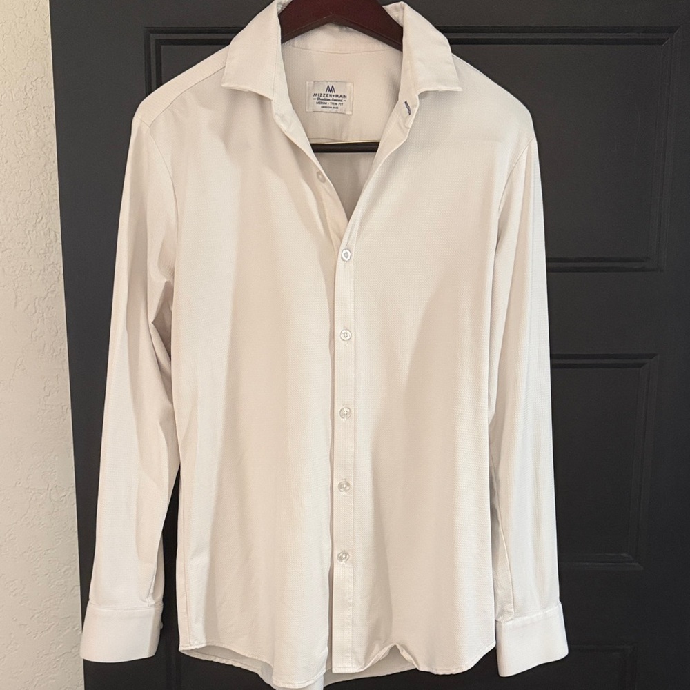 Mizzen+Main Classic White Dress Shirt